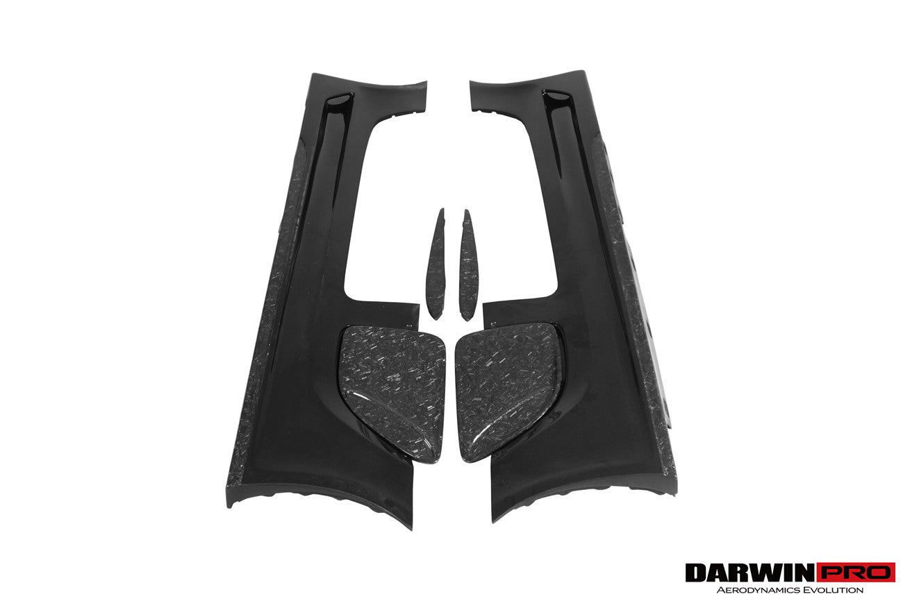 Faldones laterales y guardabarros DarwinPRO 2010-2015 Mercedes Benz W197 SLS AMG estilo BKSS