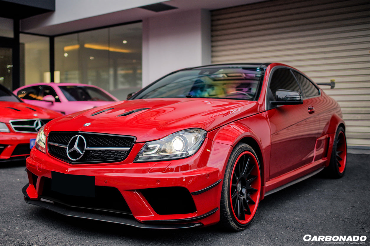 Kit de carrocería completa DarwinPRO 2012-2014 Mercedes Benz W204 C63 AMG Coupé BKSS estilo ancho