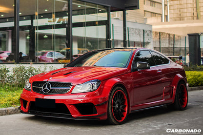 Kit de carrocería completa DarwinPRO 2012-2014 Mercedes Benz W204 C63 AMG Coupé BKSS estilo ancho