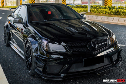 Kit de carrocería completa DarwinPRO 2012-2014 Mercedes Benz W204 C63 AMG Coupé BKSS estilo ancho