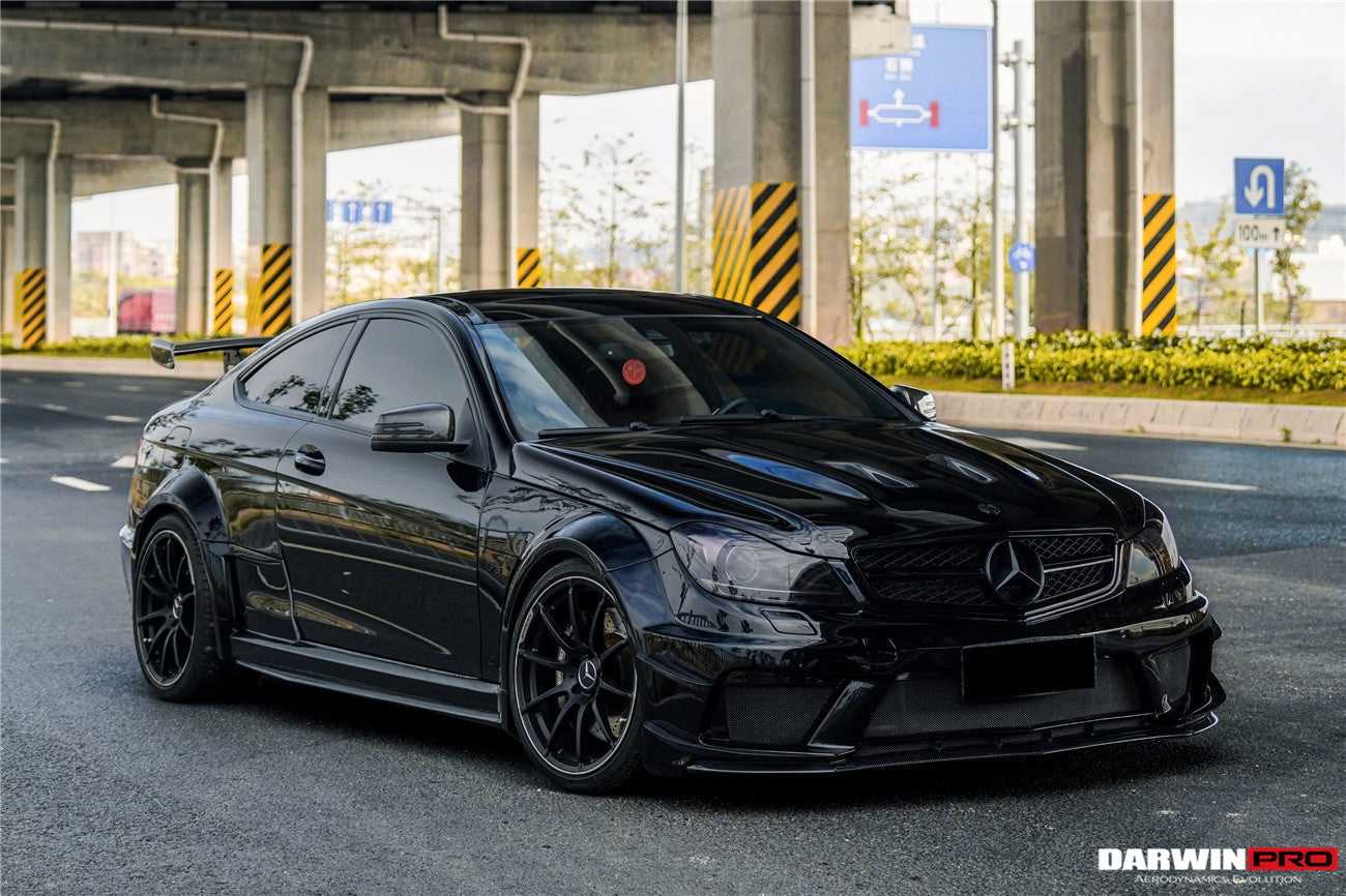 Kit de carrocería completa DarwinPRO 2012-2014 Mercedes Benz W204 C63 AMG Coupé BKSS estilo ancho