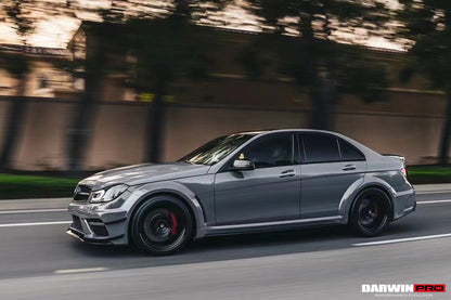 Kit de carrocería completa DarwinPRO 2012-2014 Mercedes Benz W204 C63 AMG Sedán estilo BKSS