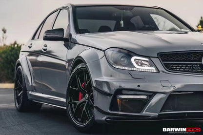 Kit de carrocería completa DarwinPRO 2012-2014 Mercedes Benz W204 C63 AMG Sedán estilo BKSS