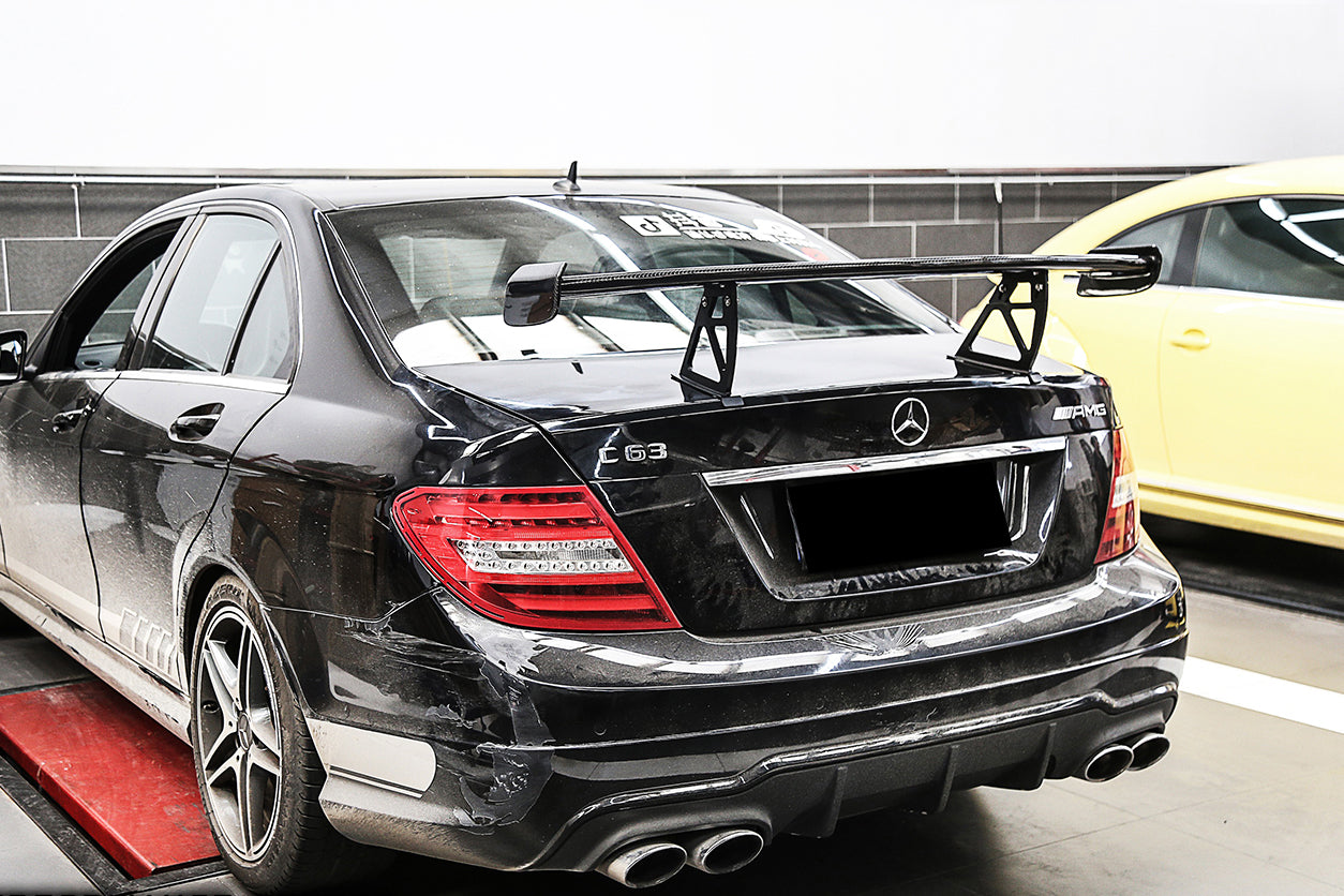 DarwinPRO Mercedes Benz W204 C Class  C63 AMG Sedan BKSS Style Carbon Fiber Trunk Spoiler