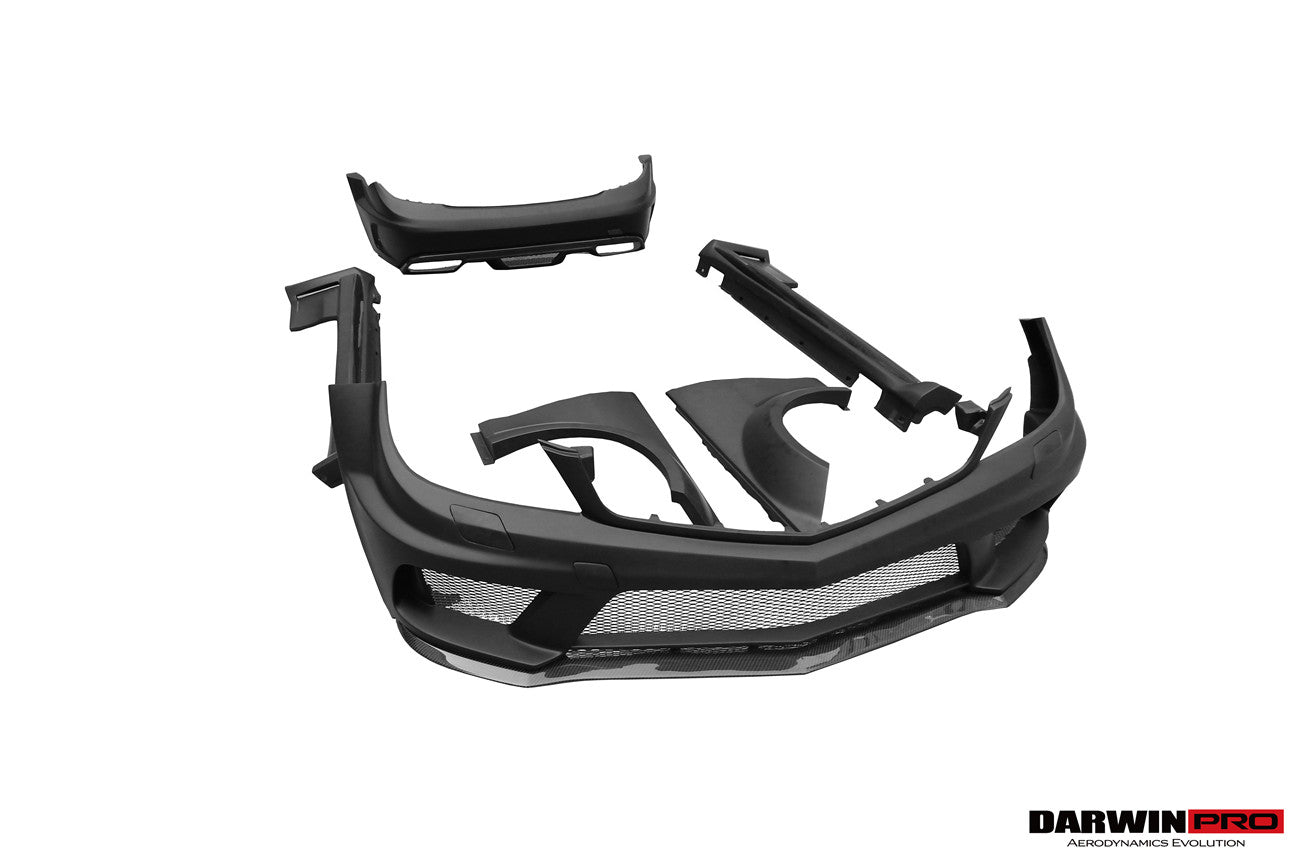 Kit de carrocería completa DarwinPRO 2012-2014 Mercedes Benz W204 C63 AMG Coupé BKSS estilo ancho