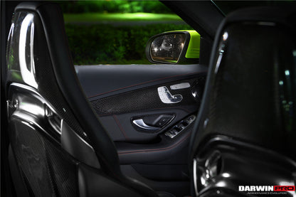 DarwinPRO 2015-2021 Mercedes Benz W205 C63 S AMG Sedan Dry Carbon Fiber Interior