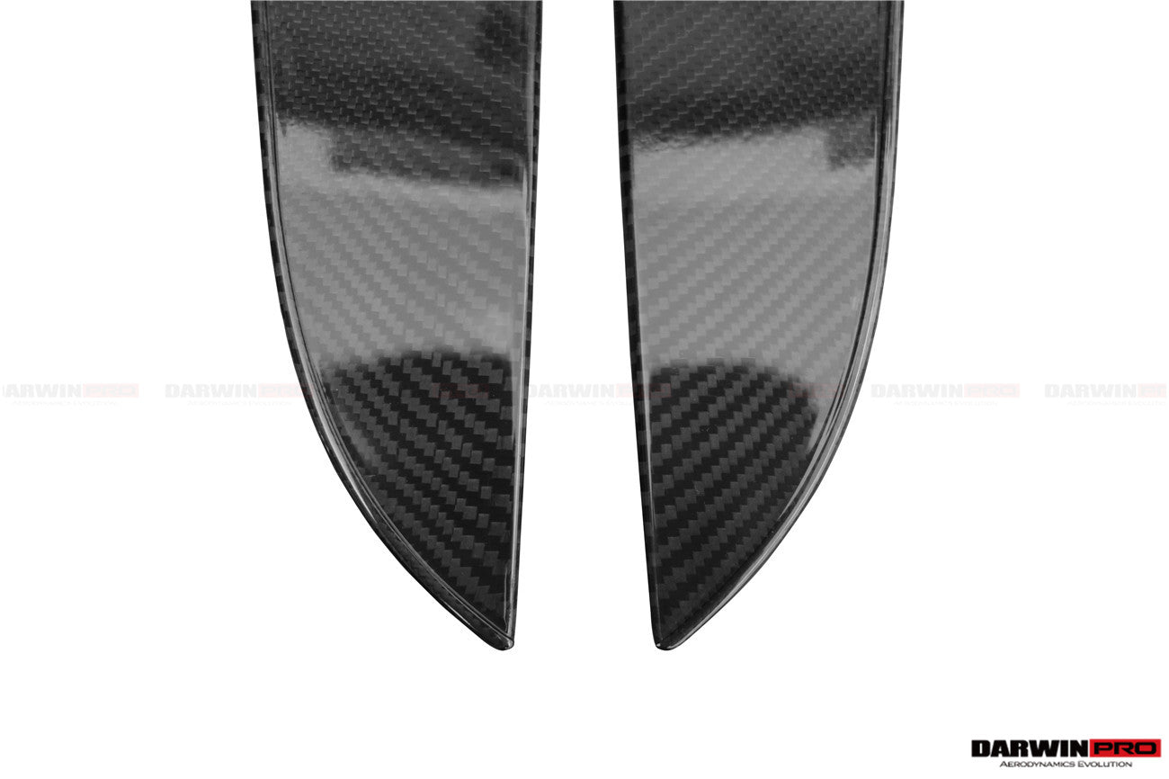 DarwinPRO 2015-2021 Mercedes Benz W205 C63 S AMG Sedán Tira de moldura de fibra de carbono para panel interior de puerta