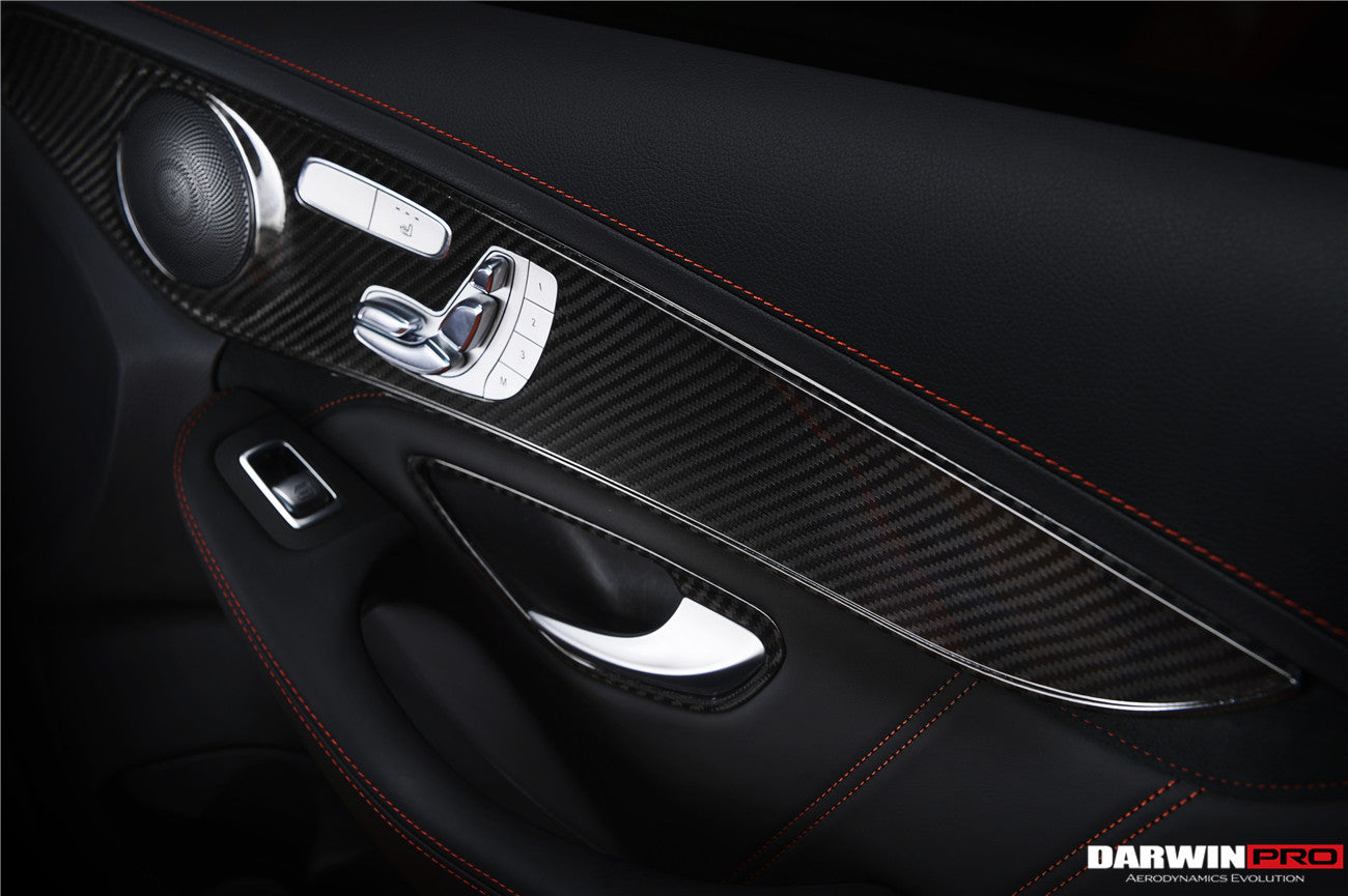 DarwinPRO 2015-2021 Mercedes Benz W205 C63 S AMG Sedan Dry Carbon Fiber Interior