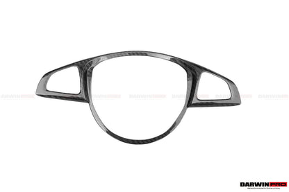 DarwinPRO 2015-2021 Mercedes Benz W205 C63 AMG Carbon Fiber Interior Steering wheel Trim