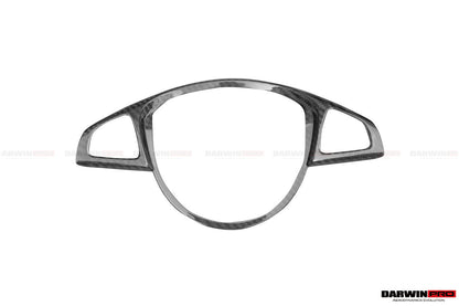 DarwinPRO 2015-2021 Mercedes Benz W205 C63 AMG Carbon Fiber Interior Steering wheel Trim