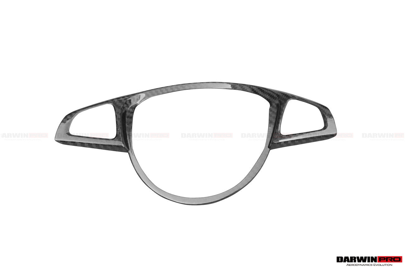 DarwinPRO 2015-2021 Mercedes Benz W205 C63 AMG Carbon Fiber Interior Steering wheel Trim