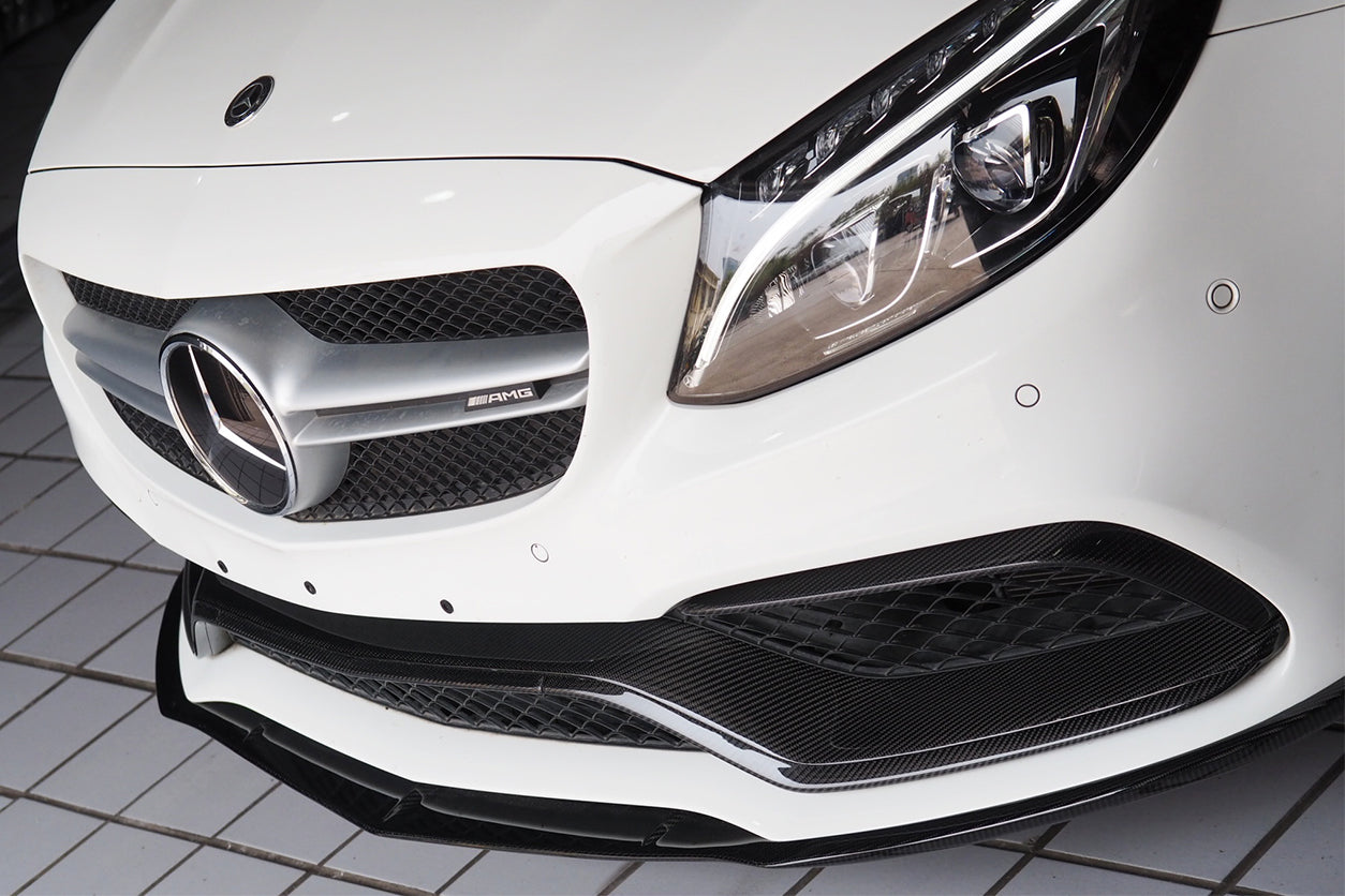 Canards delanteros de fibra de carbono DarwinPRO para Mercedes Benz W205 C63 S AMG (2015-2021)