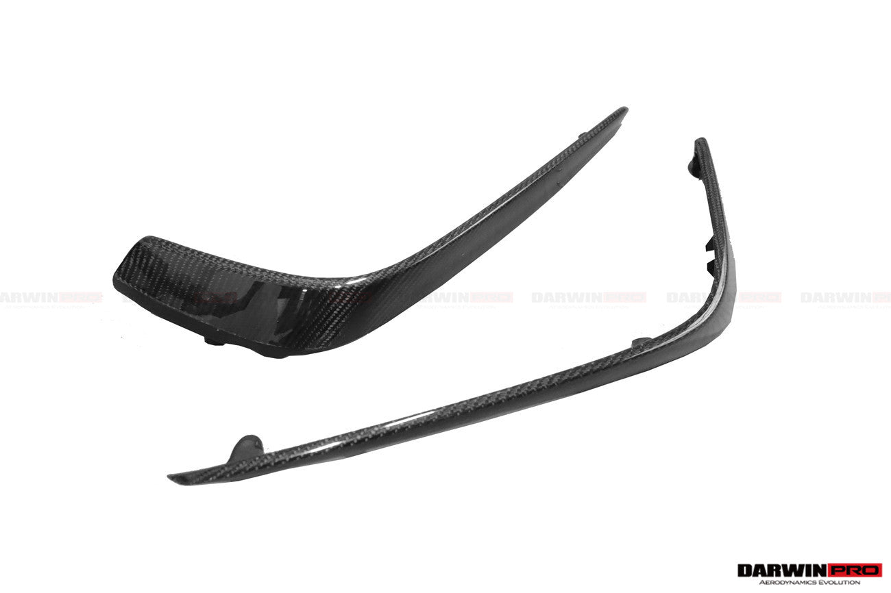 Canards delanteros de fibra de carbono DarwinPRO para Mercedes Benz W205 C63 S AMG (2015-2021)
