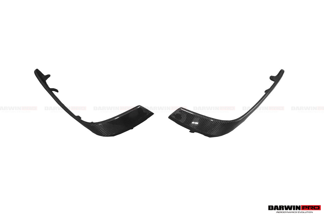 Canards delanteros de fibra de carbono DarwinPRO para Mercedes Benz W205 C63 S AMG (2015-2021)