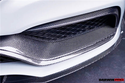 Canards delanteros de fibra de carbono DarwinPRO para Mercedes Benz W205 C63 S AMG (2015-2021)