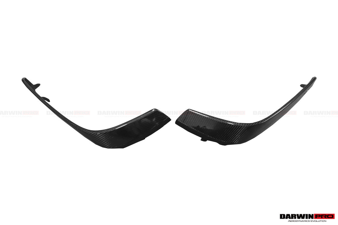 Canards delanteros de fibra de carbono DarwinPRO para Mercedes Benz W205 C63 S AMG (2015-2021)