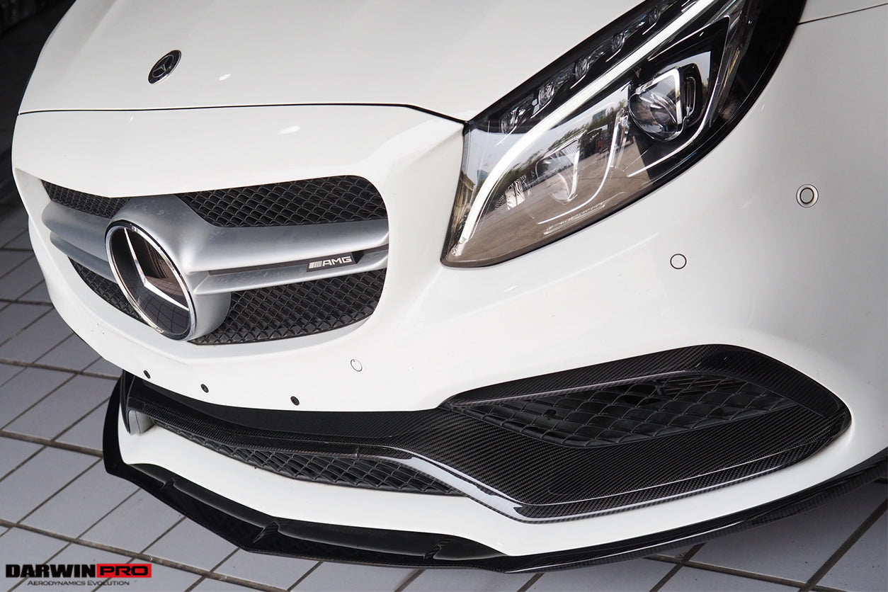 Canards delanteros de fibra de carbono DarwinPRO para Mercedes Benz W205 C63 S AMG (2015-2021)