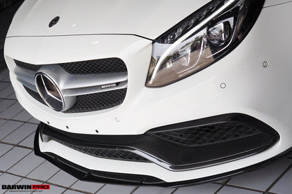 Canards delanteros de fibra de carbono DarwinPRO para Mercedes Benz W205 C63 S AMG (2015-2021)