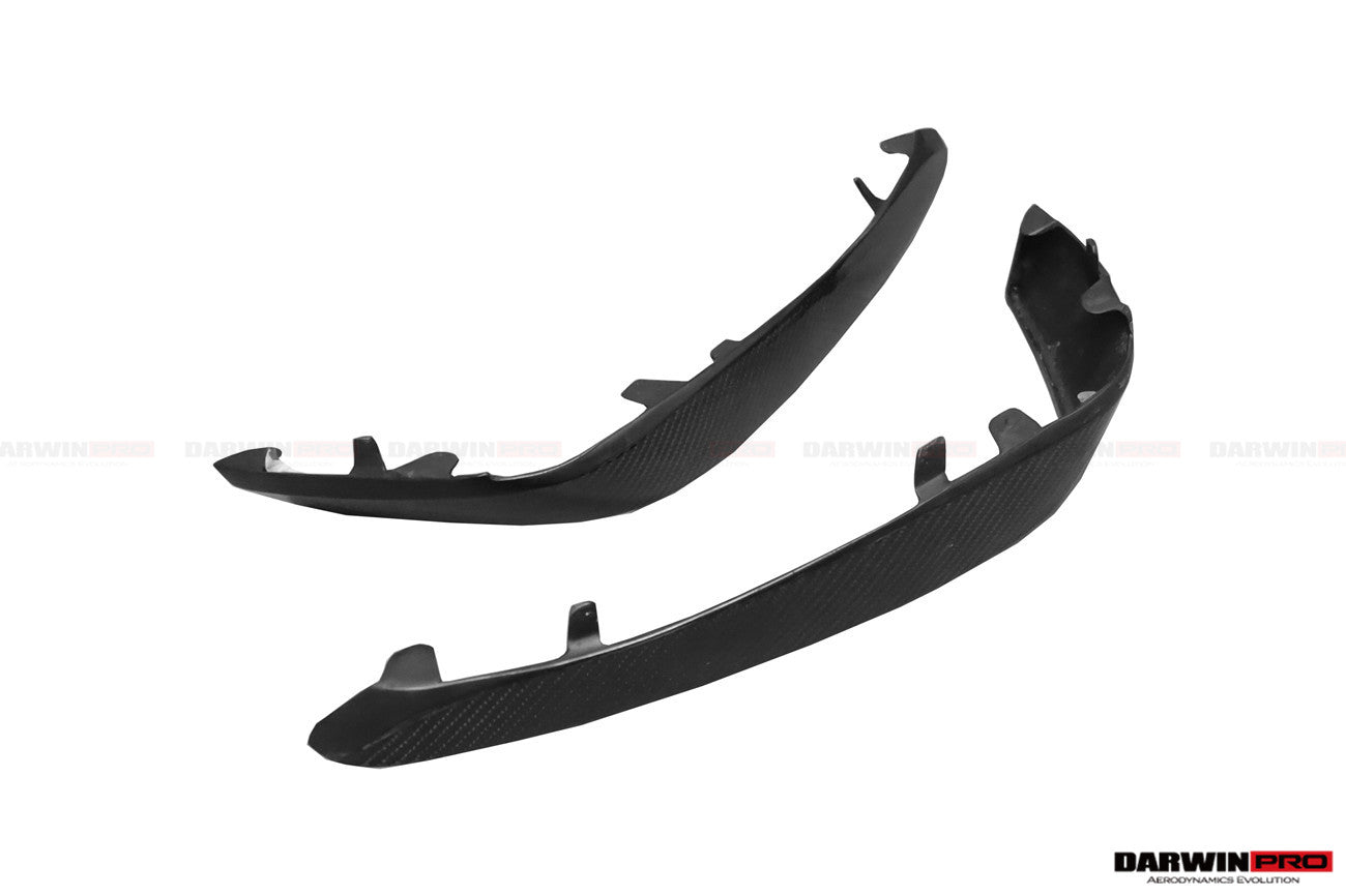 Canards delanteros de fibra de carbono DarwinPRO para Mercedes Benz W205 C63 S AMG (2015-2021)