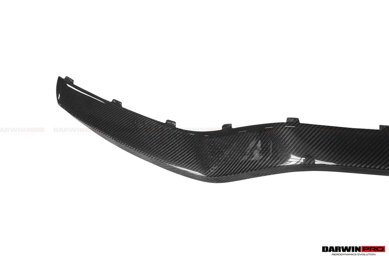 DarwinPRO 2015-2023 Mercedes Benz W205 C63 S AMG Carbon Fiber Front Bumper Trim Set (4pcs)