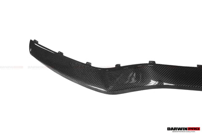 DarwinPRO 2015-2023 Mercedes Benz W205 C63 S AMG Carbon Fiber Front Bumper Trim Set (4pcs)