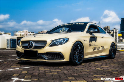 DarwinPRO 2015-2021 Mercedes Benz W205 C63 S AMG Coupe BKSS Style Carbon Fiber Front Lip