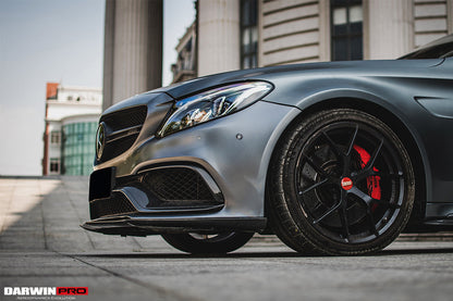 DarwinPRO 2015-2021 Mercedes Benz W205 C63 S AMG Coupe BKSS Style Carbon Fiber Front Lip