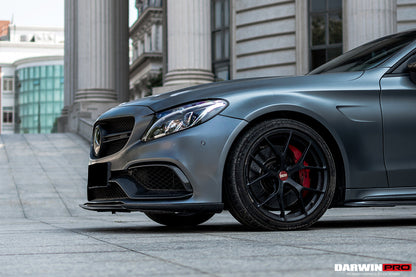 DarwinPRO 2015-2021 Mercedes Benz W205 C63 S AMG Coupe BKSS Style Carbon Fiber Front Lip