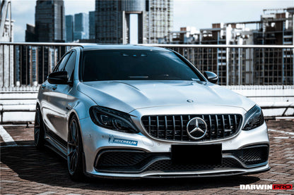 DarwinPRO 2015-2021 Mercedes Benz W205 C63 S AMG Coupe BKSS Style Carbon Fiber Front Lip