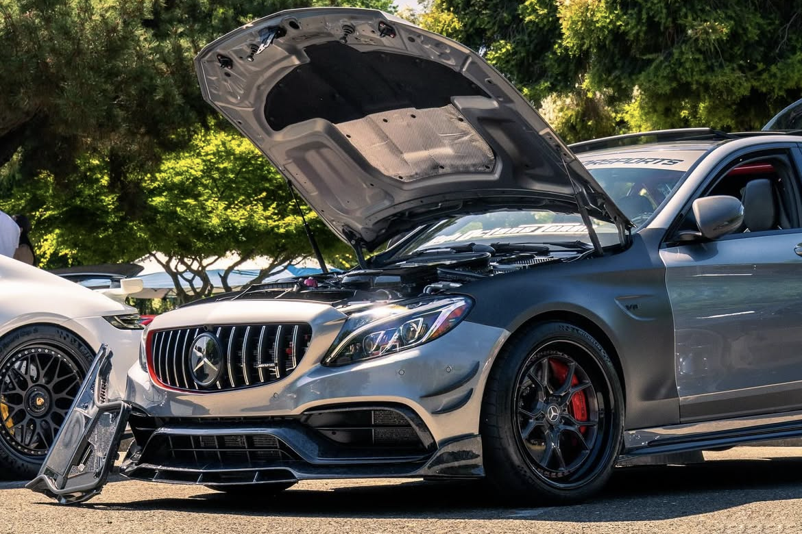 DarwinPRO 2015-2021 Mercedes Benz W205 C63 S AMG Sedan Carbon Fiber Fender