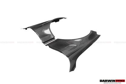 DarwinPRO 2015-2021 Mercedes Benz W205 C63 S AMG Sedan Carbon Fiber Fender