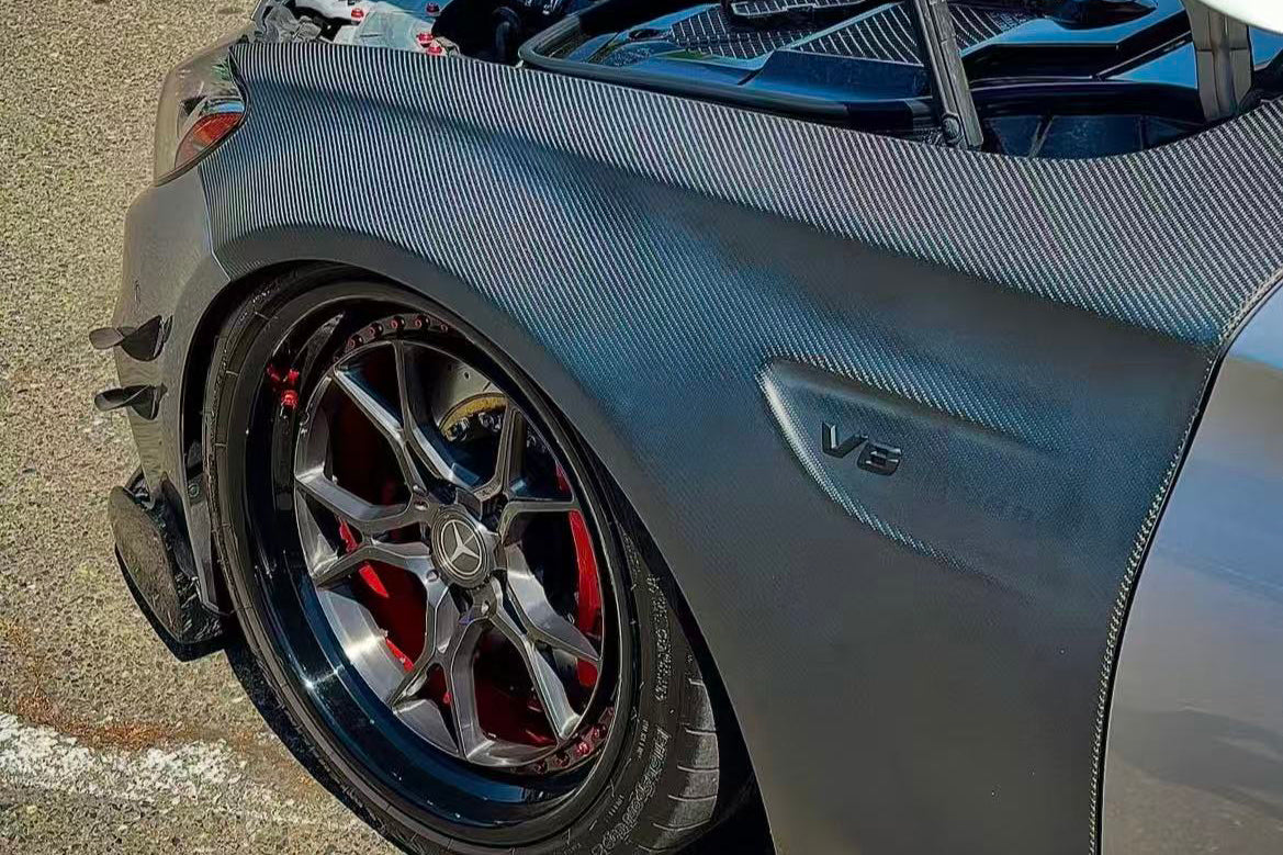 DarwinPRO 2015-2021 Mercedes Benz W205 C63 S AMG Sedan Carbon Fiber Fender