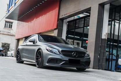 Borde delantero de fibra de carbono DarwinPRO 2015-2021 Mercedes Benz W205 C63 S AMG Sedán estilo BKSS