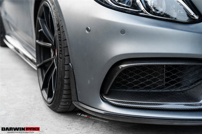 Borde delantero de fibra de carbono DarwinPRO 2015-2021 Mercedes Benz W205 C63 S AMG Sedán estilo BKSS