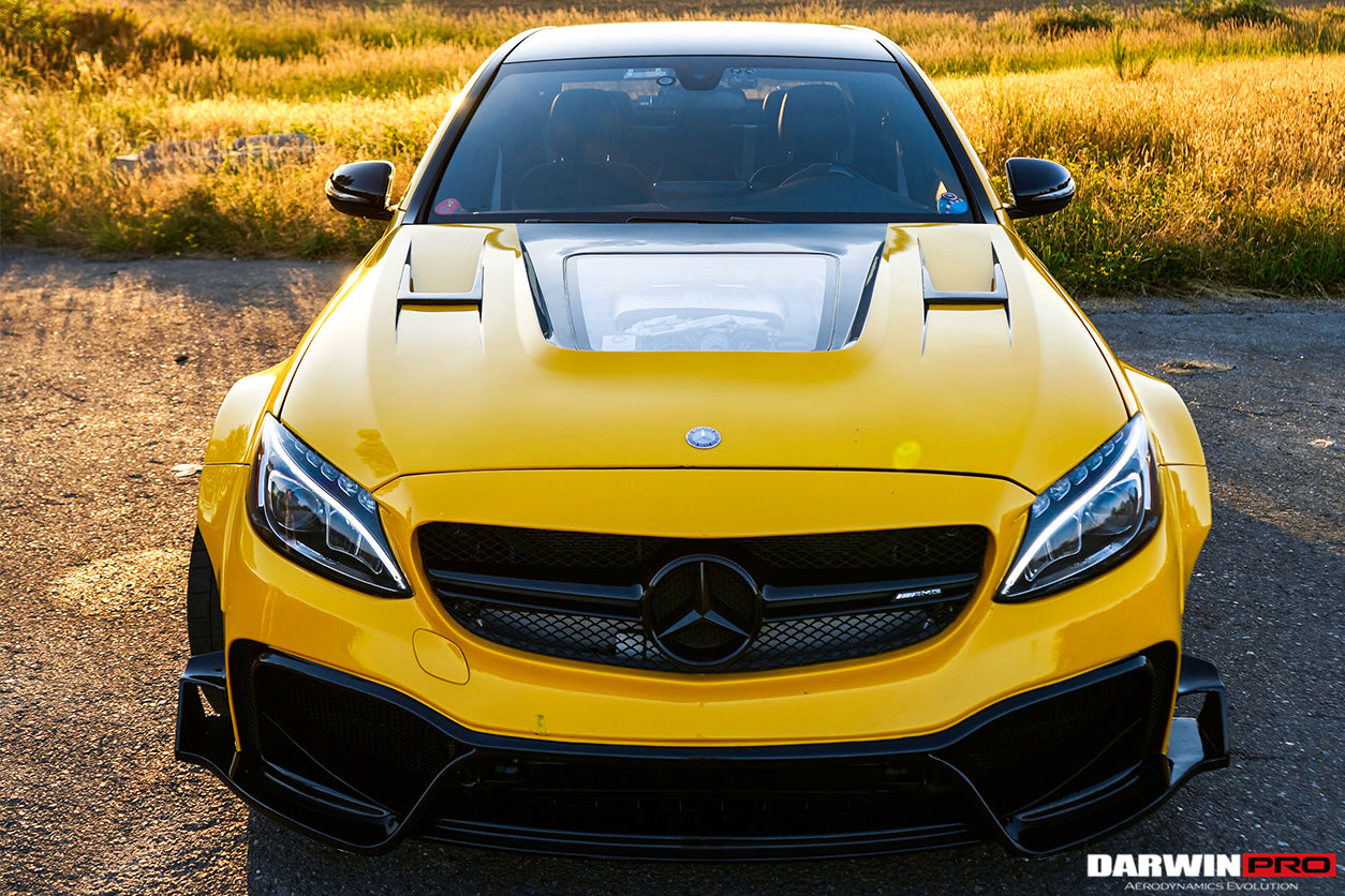 DarwinPRO 2015-2021 Mercedes Benz W205 C63 & S AMG Sedan IMP Performance Partial Carbon Fiber Full Body Kit