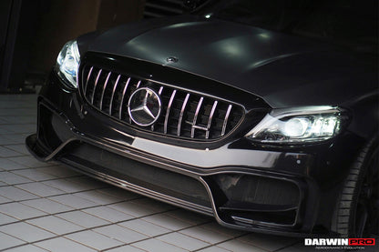 DarwinPRO 2015-2021 Mercedes Benz W205 C63 S AMG Sedan IMP Performance Partial Carbon Fiber front bumper
