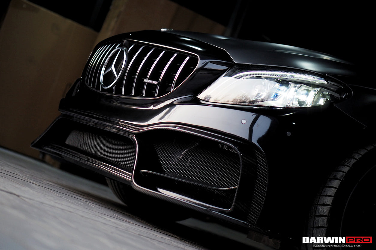 DarwinPRO 2015-2021 Mercedes Benz W205 C63 S AMG Sedan IMP Performance Partial Carbon Fiber front bumper