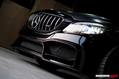 DarwinPRO 2015-2021 Mercedes Benz W205 C63 S AMG Sedan IMP Performance Partial Carbon Fiber front bumper