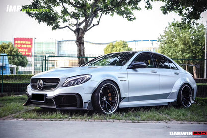 DarwinPRO 2015-2021 Mercedes Benz W205 C63 & S AMG Sedan IMP Performance Partial Carbon Fiber Full Body Kit