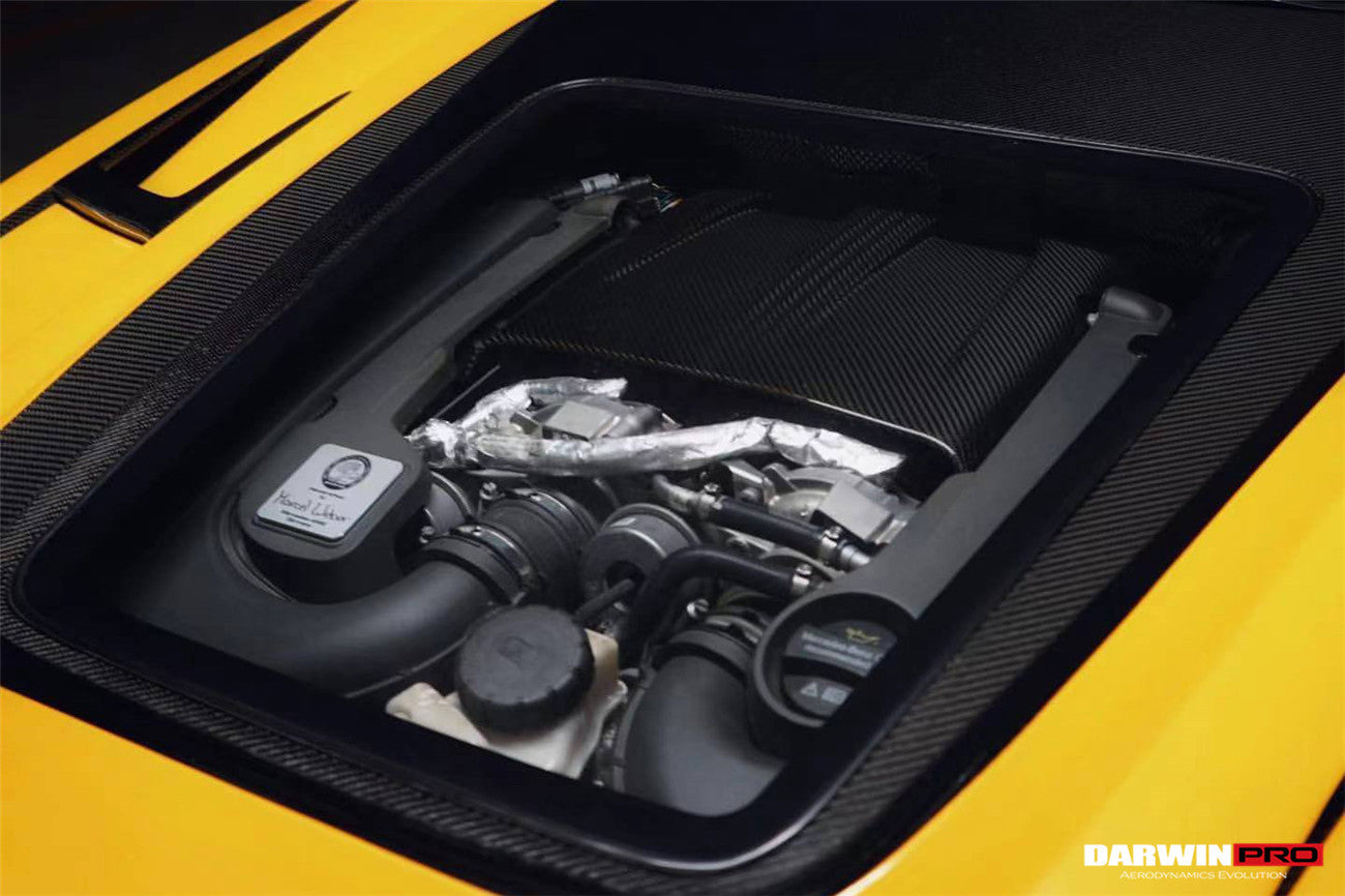 Capó de fibra de carbono parcial DarwinPRO para Mercedes Benz W205 C63 y S AMG IMP Performance (2015-2021)