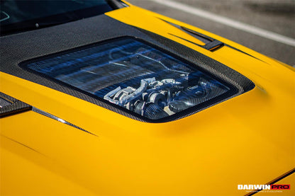Capó de fibra de carbono parcial DarwinPRO para Mercedes Benz W205 C63 y S AMG IMP Performance (2015-2021)