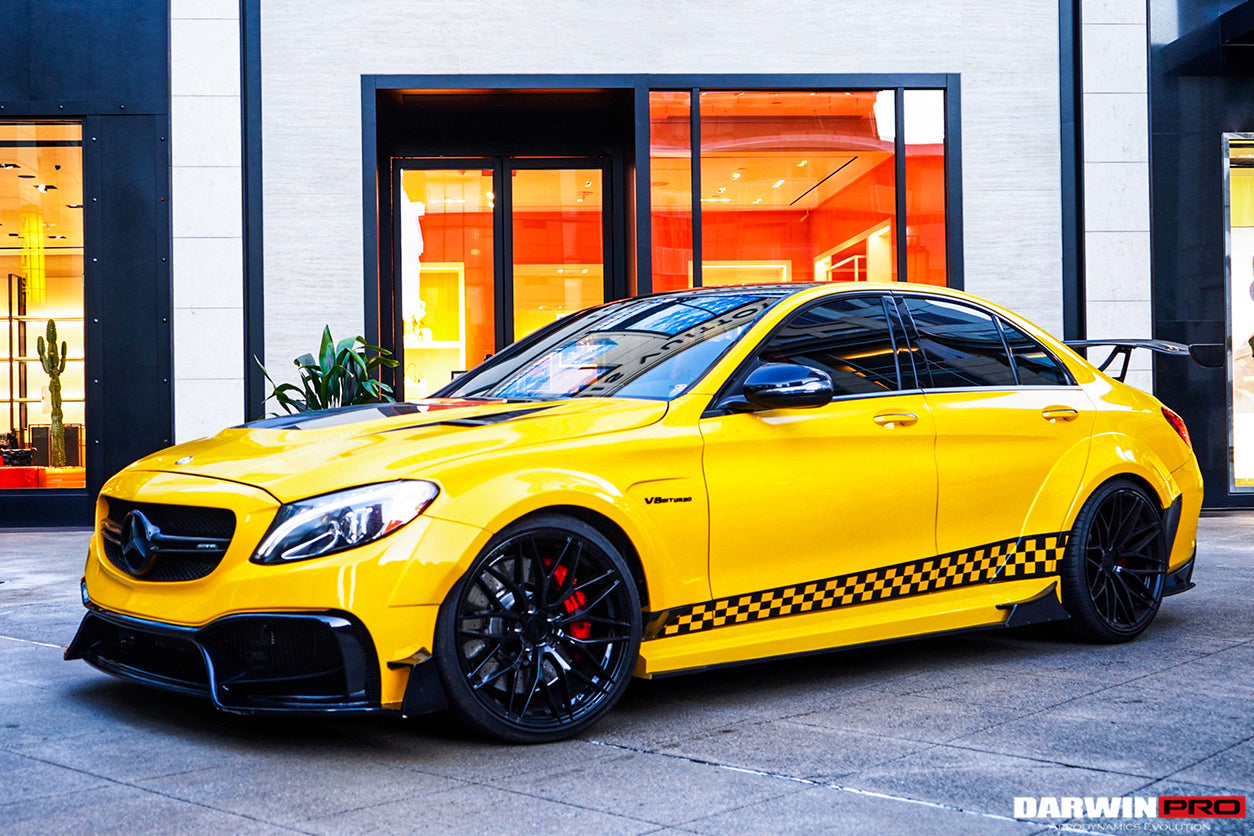 DarwinPRO 2015-2021 Mercedes Benz W205 C63 & S AMG Sedan IMP Performance Partial Carbon Fiber Full Body Kit