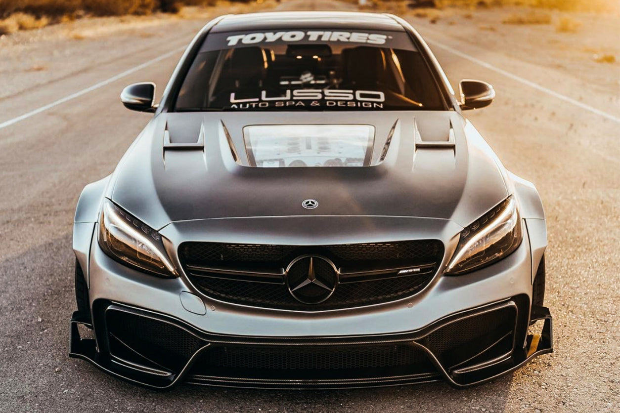DarwinPRO 2015-2021 Mercedes Benz W205 C63 & S AMG Sedan IMP Performance Partial Carbon Fiber Full Body Kit
