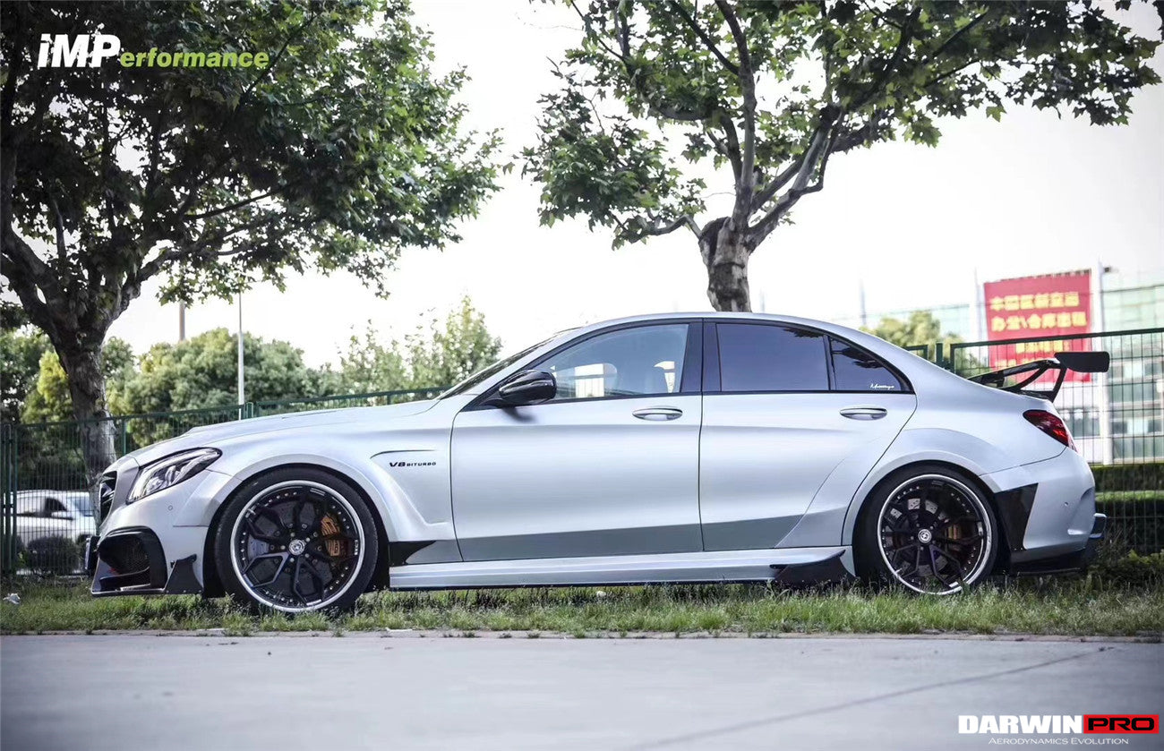 DarwinPRO 2015-2021 Mercedes Benz W205 C63 & S AMG Sedan IMP Performance Partial Carbon Fiber Full Body Kit