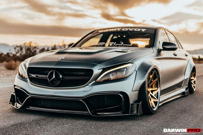 DarwinPRO 2015-2021 Mercedes Benz W205 C63 & S AMG Sedan IMP Performance Partial Carbon Fiber Full Body Kit