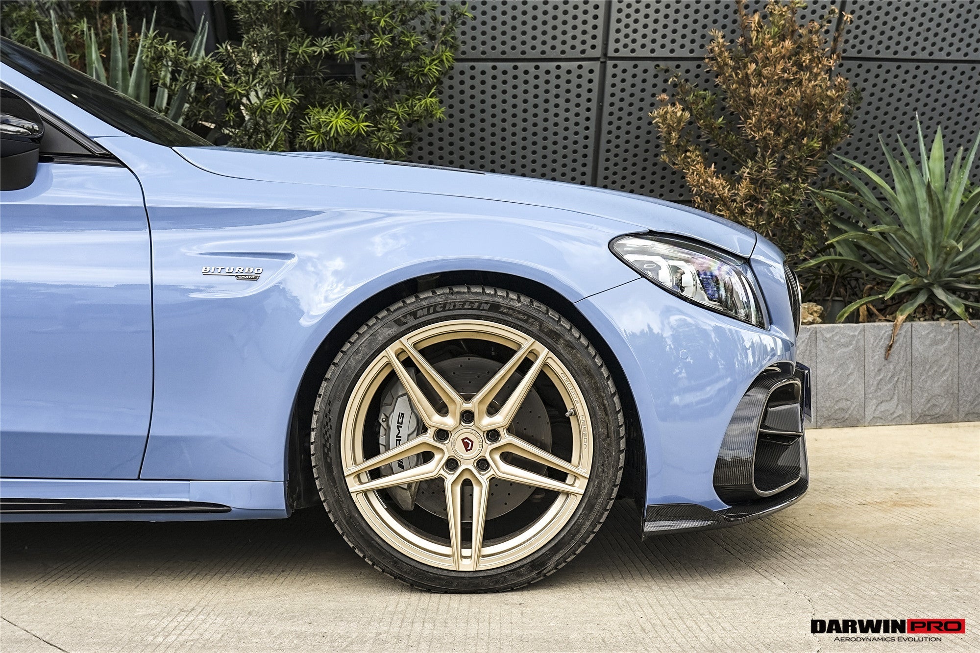 Juego de parachoques delantero DarwinPRO para Mercedes Benz W205 Clase C Coupé IMP Design (2016-2023) | Compatible con C300, C400 y C43AMG