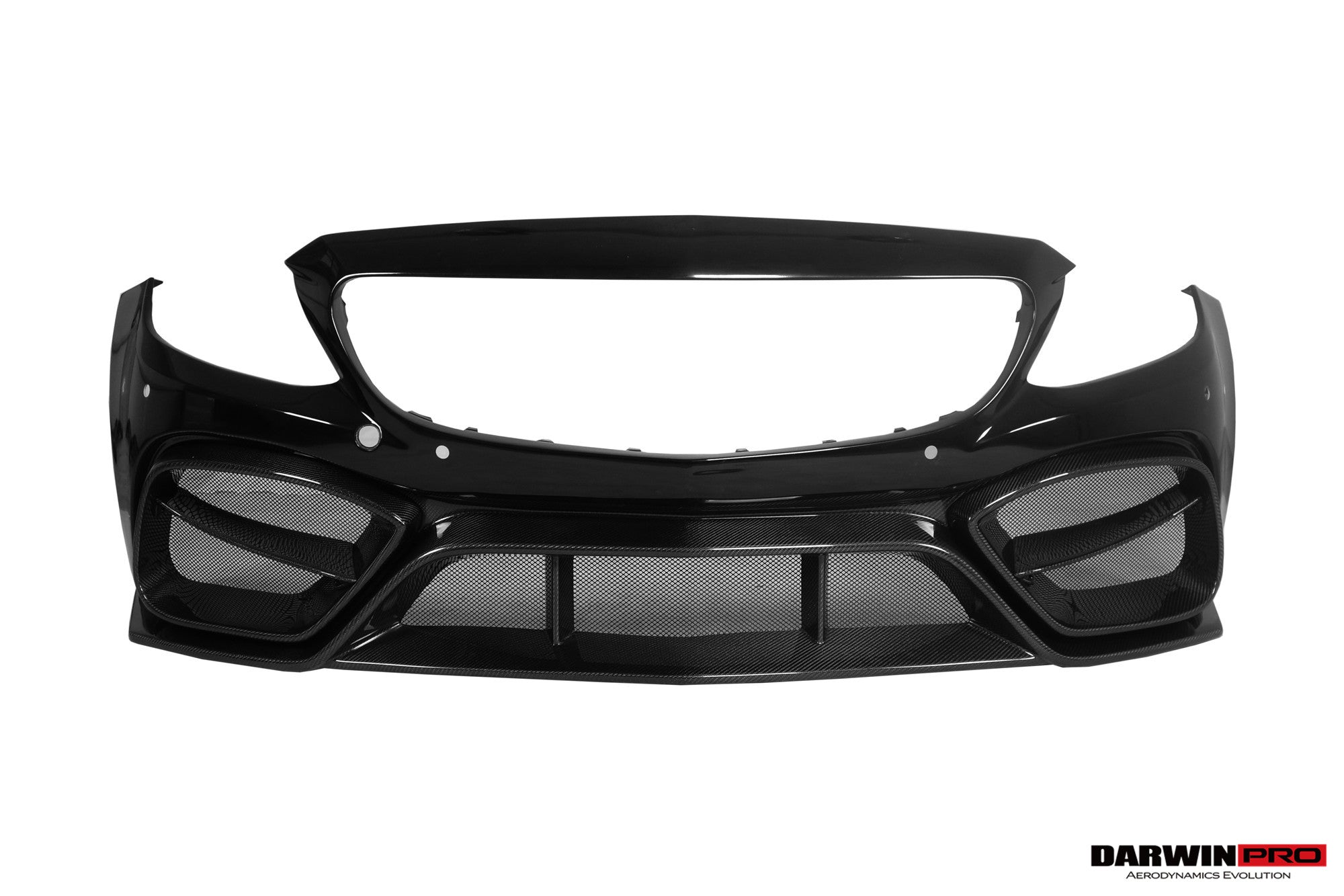 Juego de parachoques delantero DarwinPRO para Mercedes Benz W205 Clase C Coupé IMP Design (2016-2023) | Compatible con C300, C400 y C43AMG