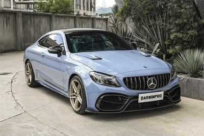 Juego de parachoques delantero DarwinPRO para Mercedes Benz W205 Clase C Coupé IMP Design (2016-2023) | Compatible con C300, C400 y C43AMG