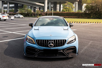 Juego de parachoques delantero DarwinPRO para Mercedes Benz W205 Clase C Coupé IMP Design (2016-2023) | Compatible con C300, C400 y C43AMG