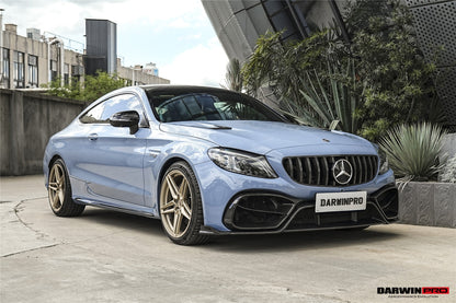 Juego de parachoques delantero DarwinPRO para Mercedes Benz W205 Clase C Coupé IMP Design (2016-2023) | Compatible con C300, C400 y C43AMG
